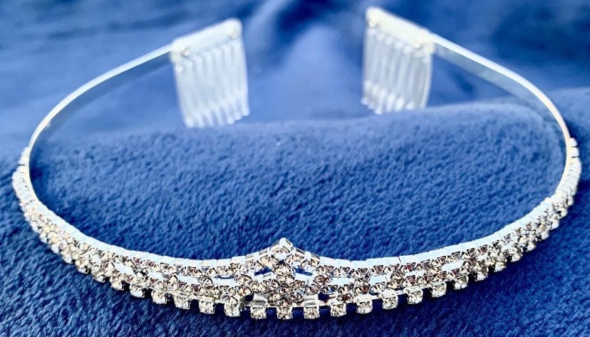 Princess Tiara Pageant Bridal Crystal