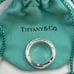Tiffany & Co. Sterling Silver Metropolis Screw Unisex Band Ring