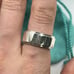 Tiffany & Co. Sterling Silver Metropolis Screw Unisex Band Ring
