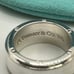 Tiffany & Co. Sterling Silver Metropolis Screw Unisex Band Ring