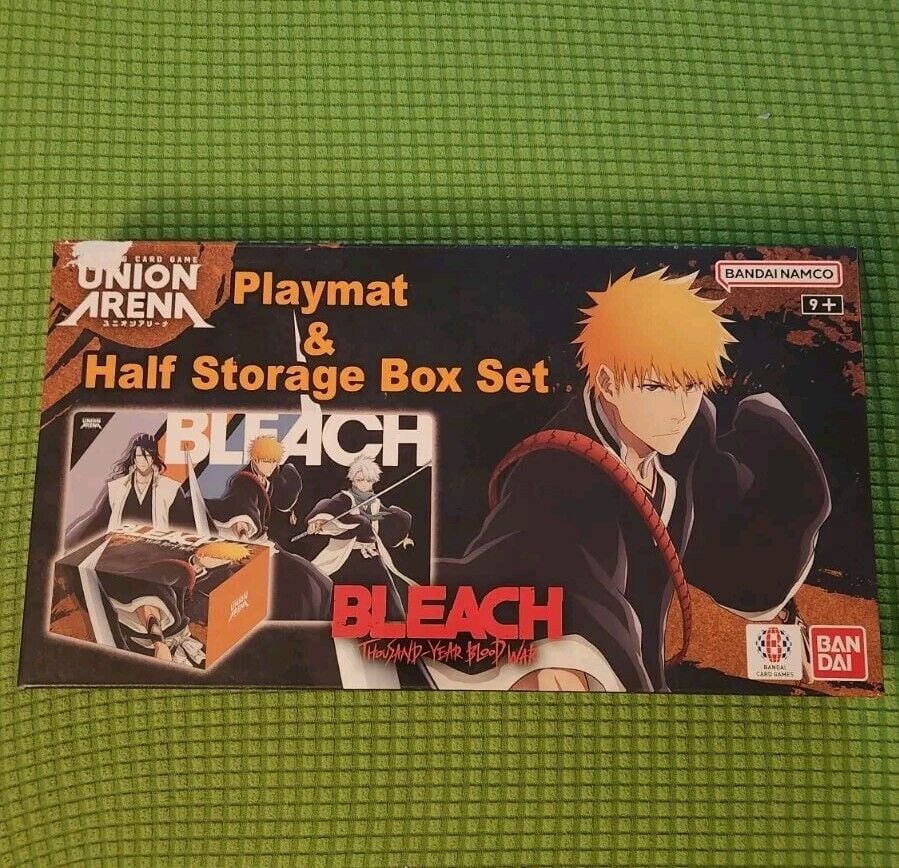 UNION ARENA Card Game - Playmat & Half Storage Box - Bleach Sealed