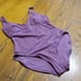 Andie Womens Medium Swimsuit TAHITI CACTUS FLOWER EGGPLANT NEW Beach Resort Pool