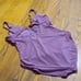 Andie Womens Medium Swimsuit TAHITI CACTUS FLOWER EGGPLANT NEW Beach Resort Pool
