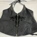 Harley Davidson ladies vest lace up Halter Top size L