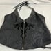 Harley Davidson ladies vest lace up Halter Top size L