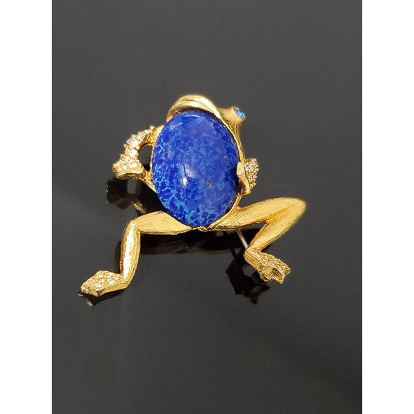 Vintage TARA Fifth Avenue Frog Brooch
