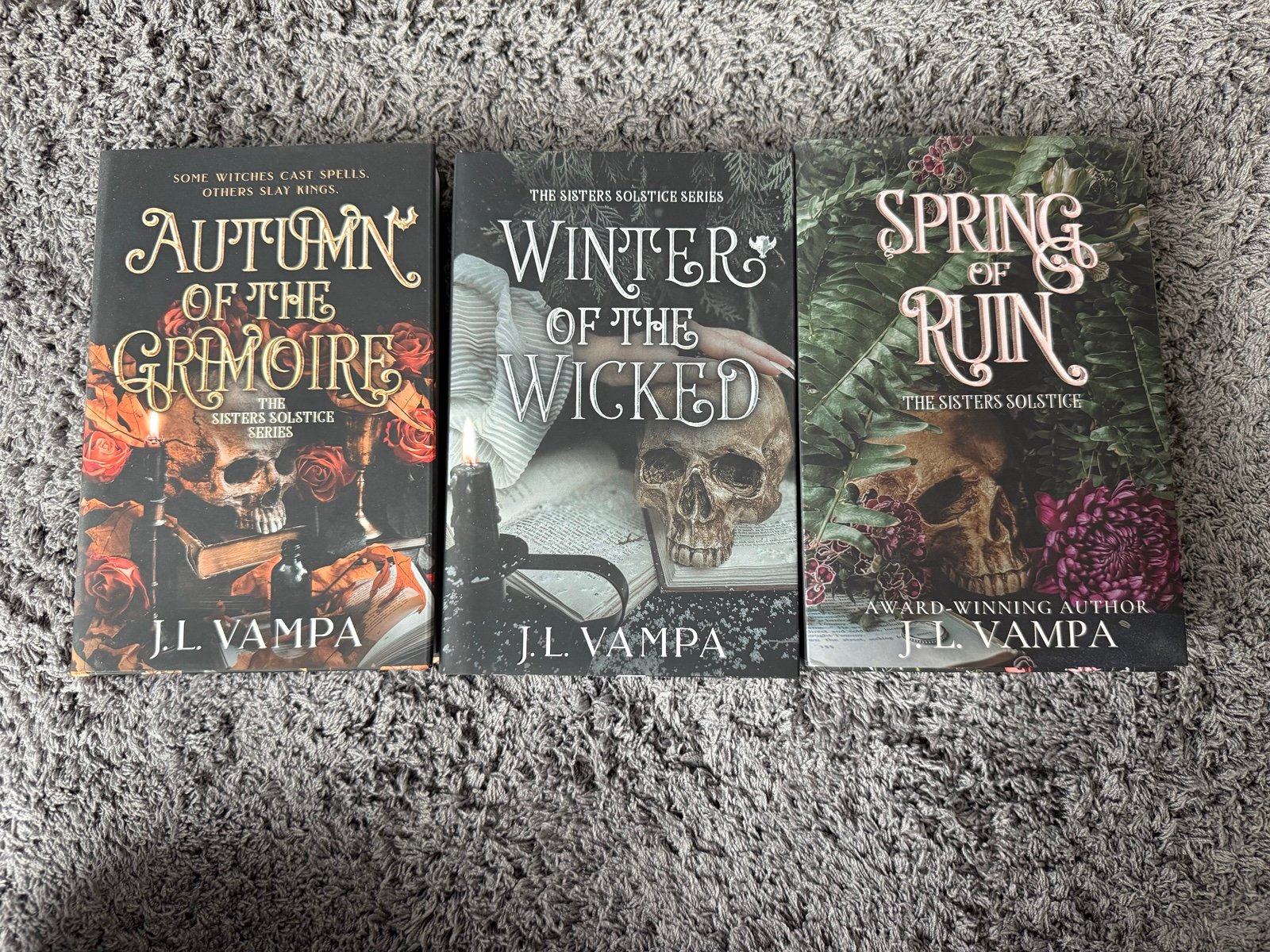Autumn of the Grimoire (The Sisters Solstice Series) Books 1-3 by J.L. Vampa