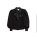 NEW ALICE + OLIVIA alice + olivia women brentley bow tie neck blouson sleeve top