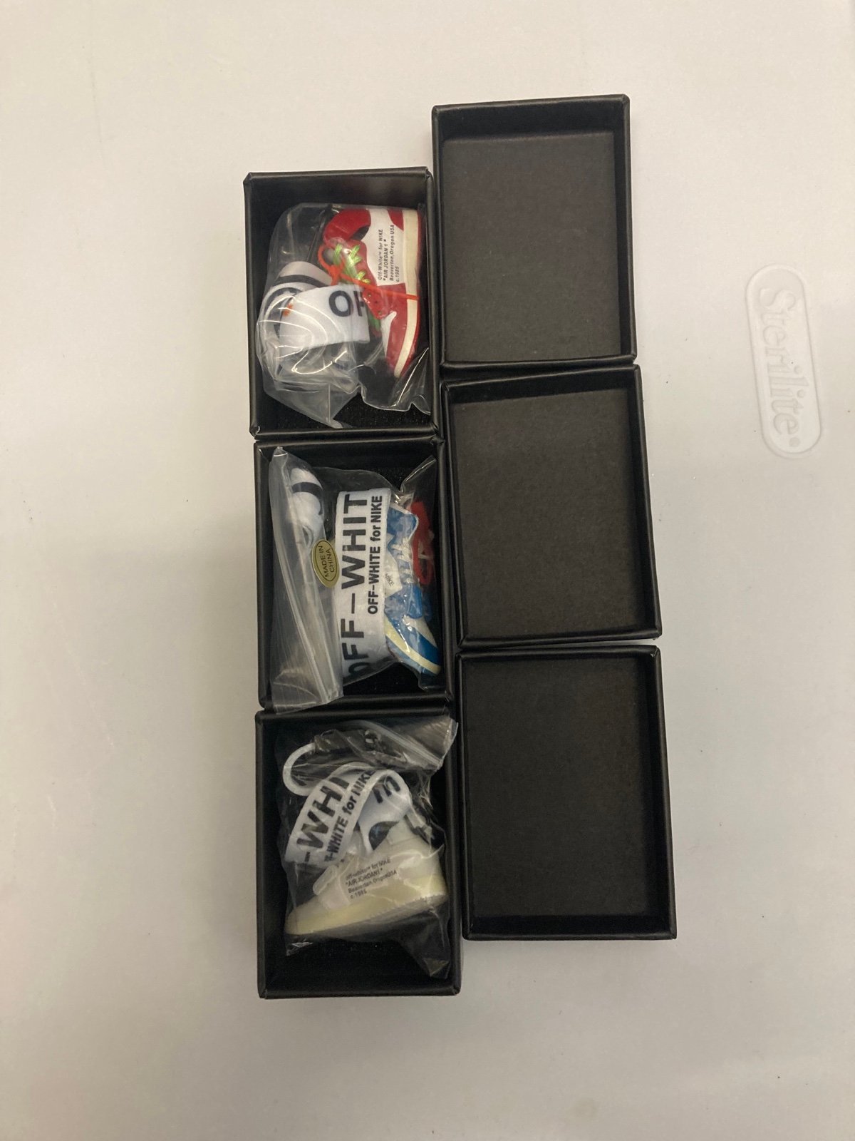 Jordan off white key chains