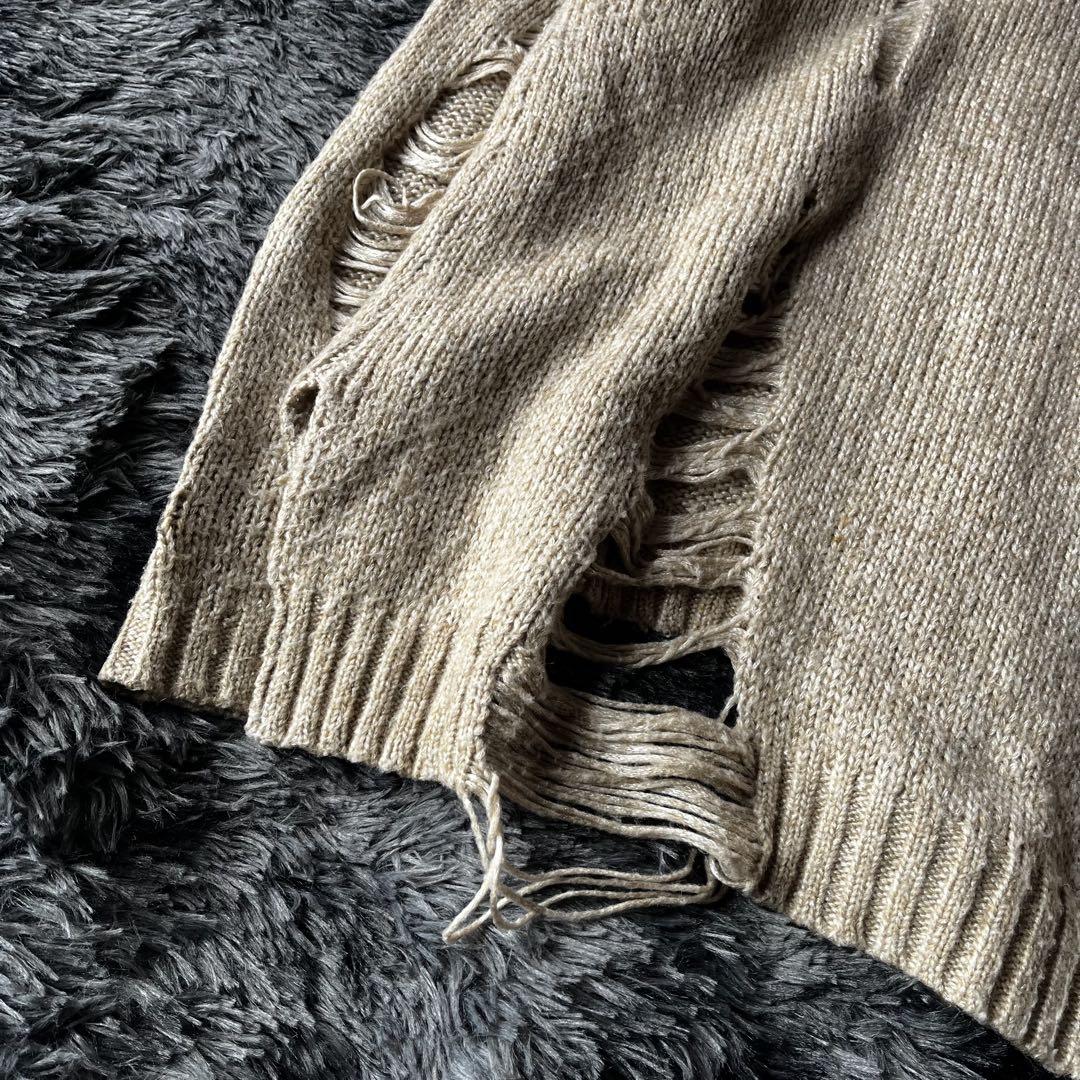 半額 50％OFFの通販 Knit Grounge Roen Rat 00s y2k Grunge Heisei トップス