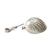 Vintage Sterling Silver Shell-Shaped Perfume Bottle Pendant, 1 3/4