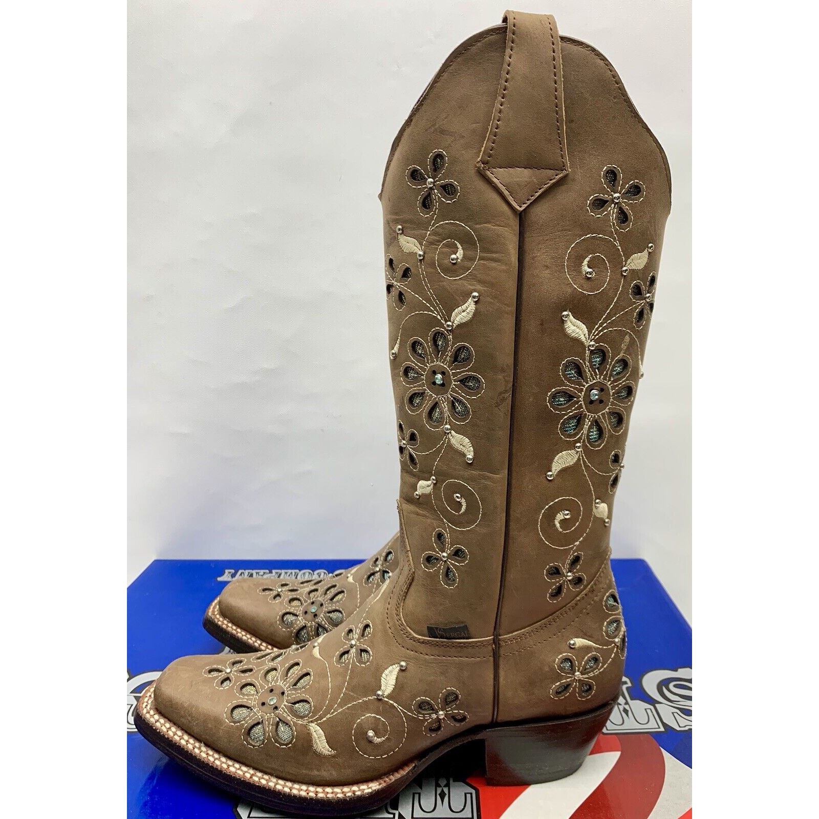 Sergal Woman’s Boots-Pescaob Chestnut Ginger Odessa Size 10.5