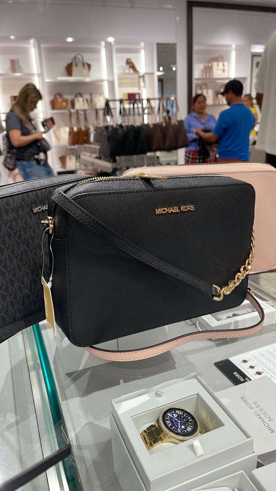 Michael Kors Jet Set Item Large East West Zip Crossbody