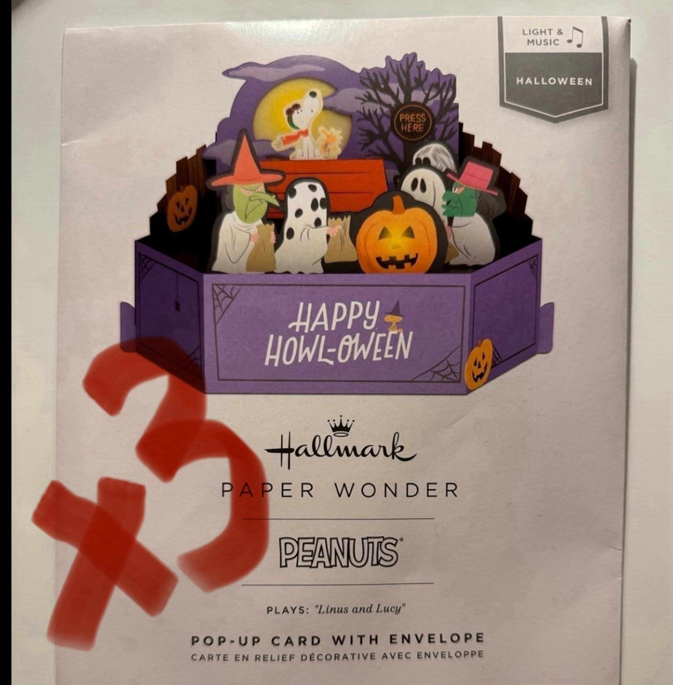 Halloween Hallmark Music Card Bundle - PEANUTS/SNOOPY & Gang! SET OF 3!!!