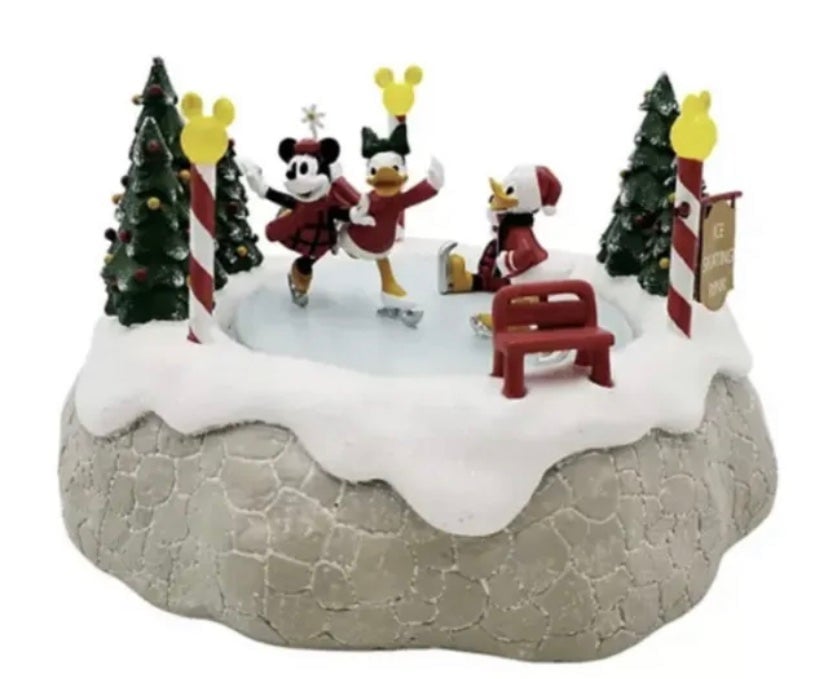 Christmas Village Disney Mickey & Friends Ice Skating