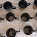 Holiday 08 Glided Noel Stoneware Coffee mugs set of 18