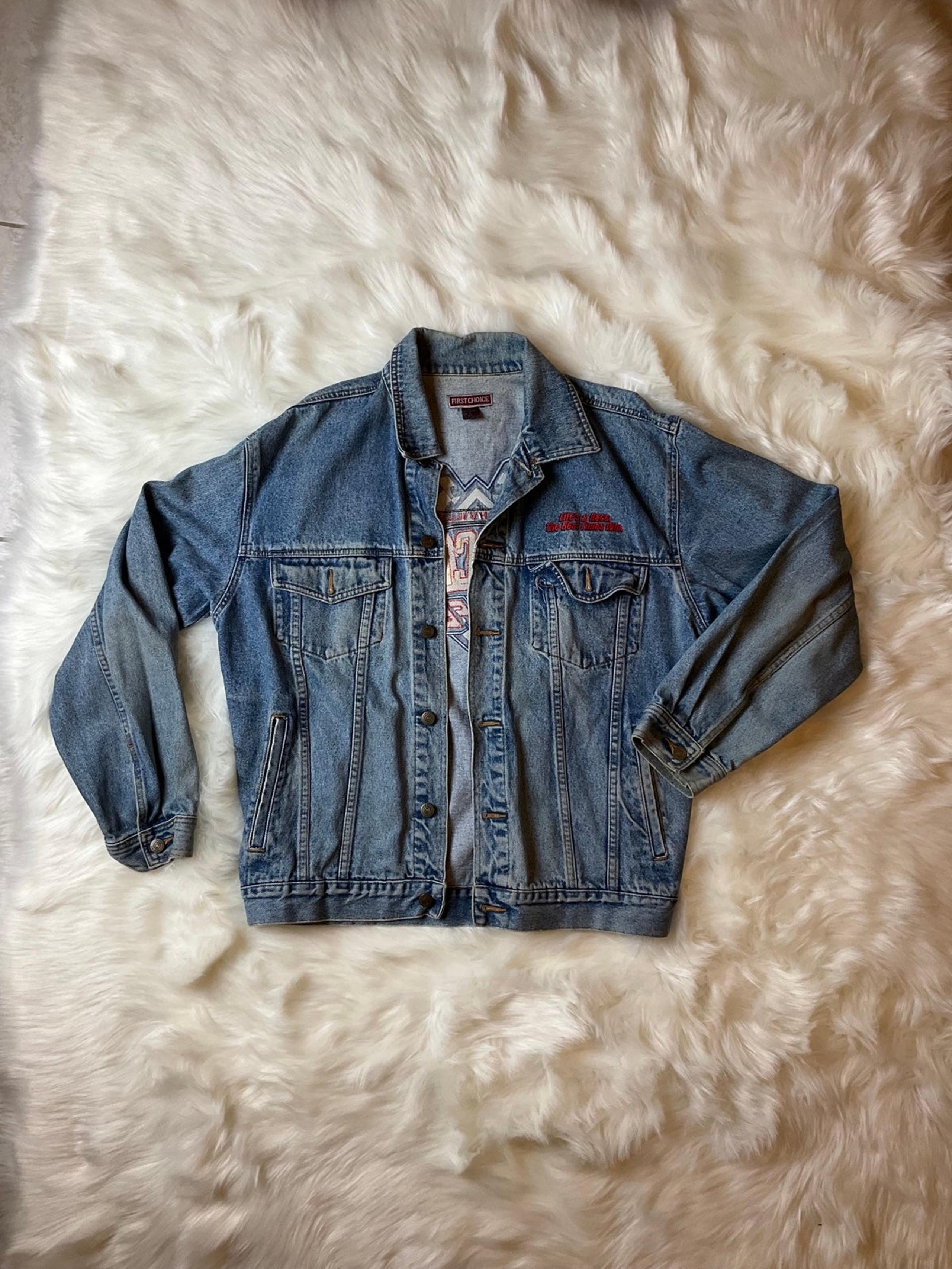 Vintage NASCAR Cafe Denim Jacket