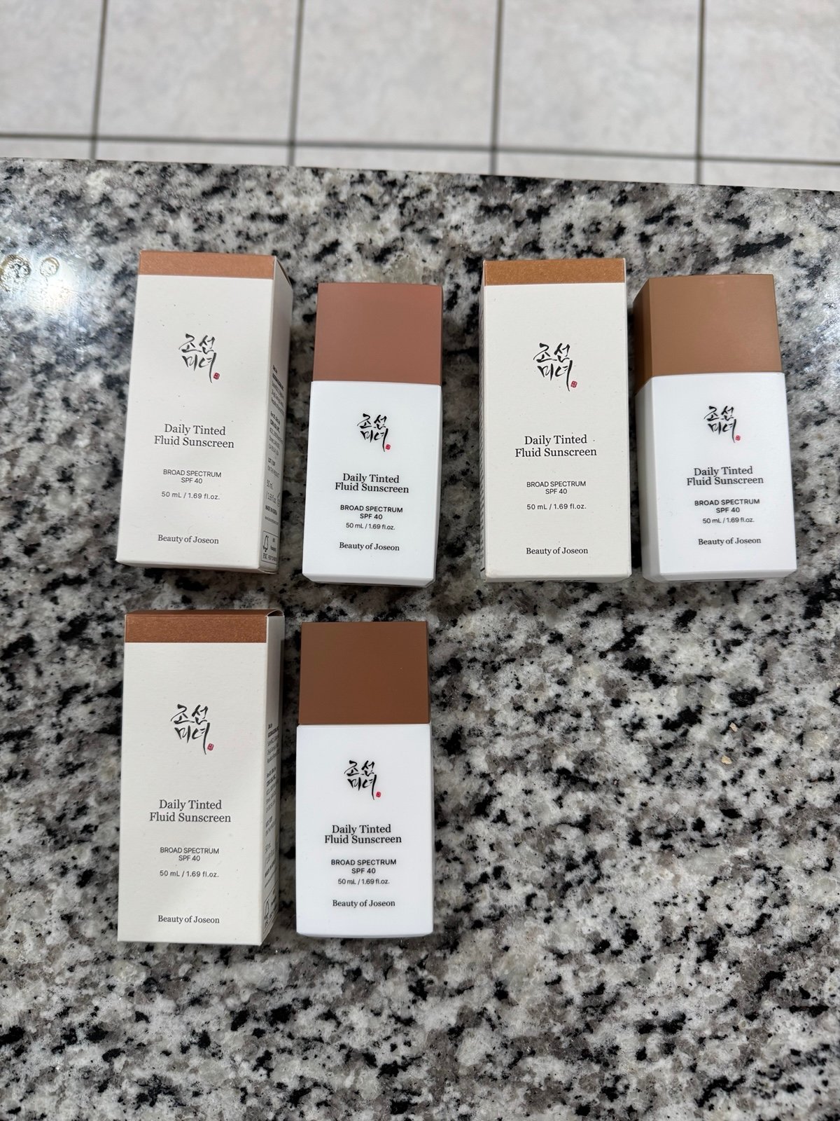 Beauty of Joseon Daily Tinted Fluid sunscreen medium tones
