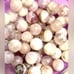 Lot of 30 Lepidolite 10 mm beads. 848