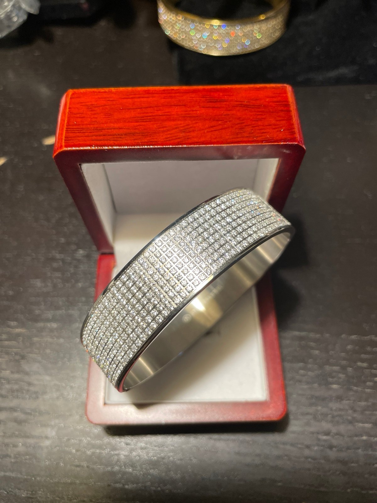 Stainless steel cuff bracelet for men and women