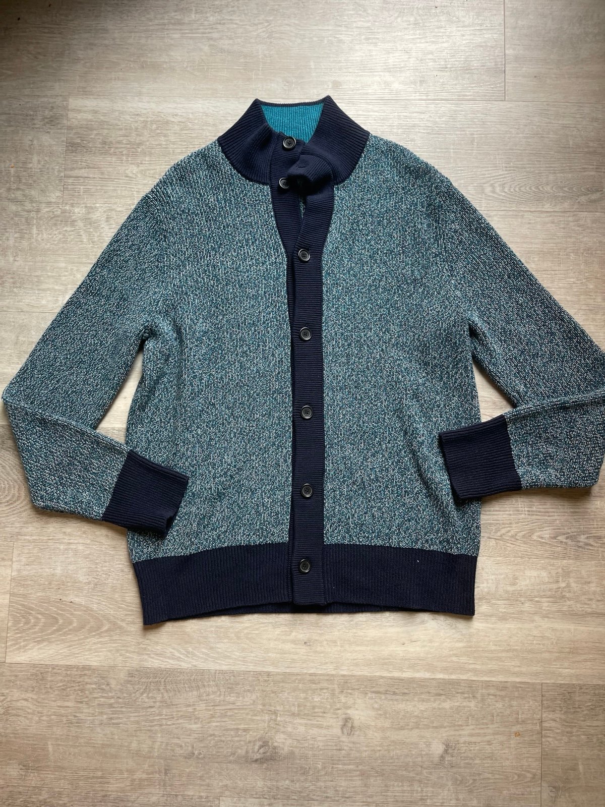 Banana Republic Mock Neck Men’s Cotton Cardigan Size XL