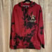 Jeffree Star Cosmetics Unicorn Blood Tie Dye Pullover Hoodie, Large