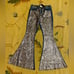 N.Y.B.D NOT YOUR BASIC DENIM HIGH WAIST WIDE LEGS sequin IN SIZE 40 28US