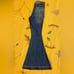 N.Y.B.D NOT YOUR BASIC DENIM HIGH WAIST WIDE LEGS sequin IN SIZE 40 28US