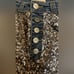 N.Y.B.D NOT YOUR BASIC DENIM HIGH WAIST WIDE LEGS sequin IN SIZE 40 28US