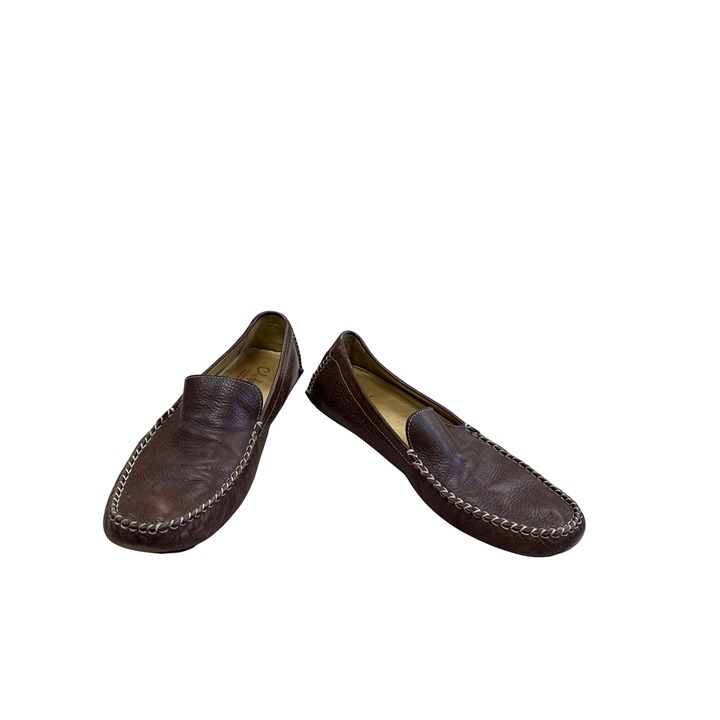 Cole Haan Mens Brown Leather Slip-On Loafers Size 10.5 M