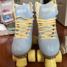 Impala Quad Skate - Sky Blue / Yellow Size 8 Women