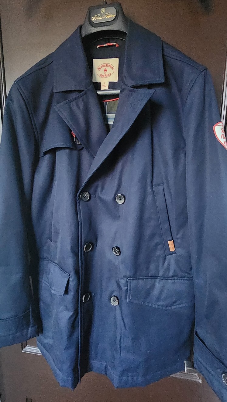 Teen boy's peacoat