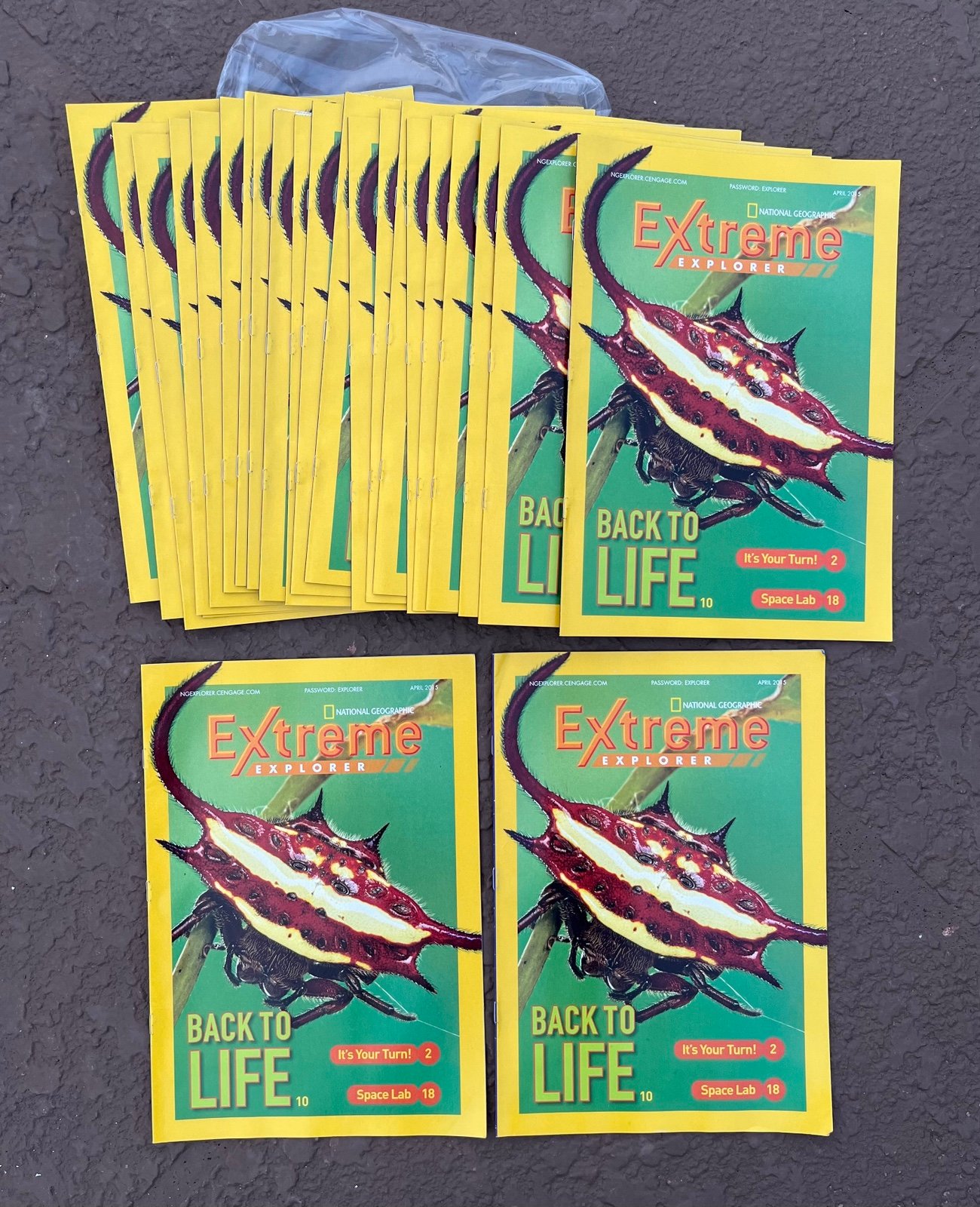 Brand new National Geographic Extreme Explorer Magazine classroom set of 23