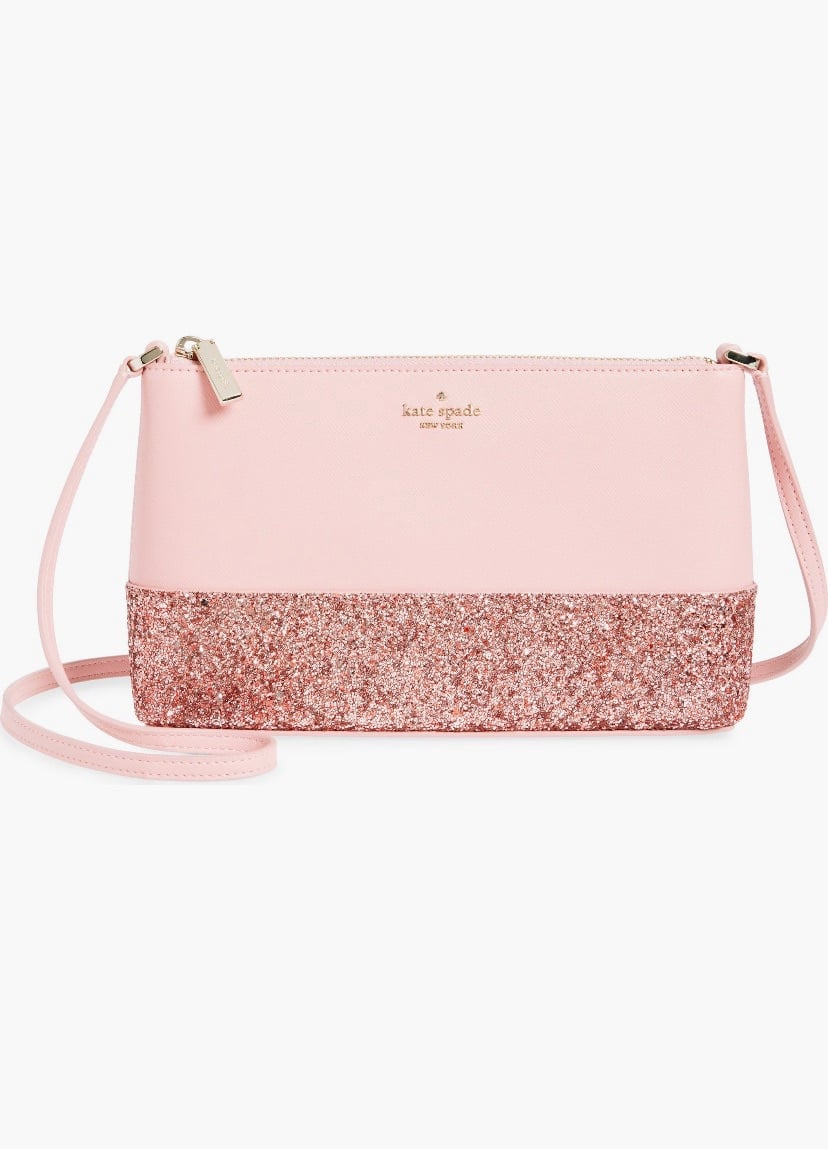 Kate Spade Pink Sparkle Crossbody Bag