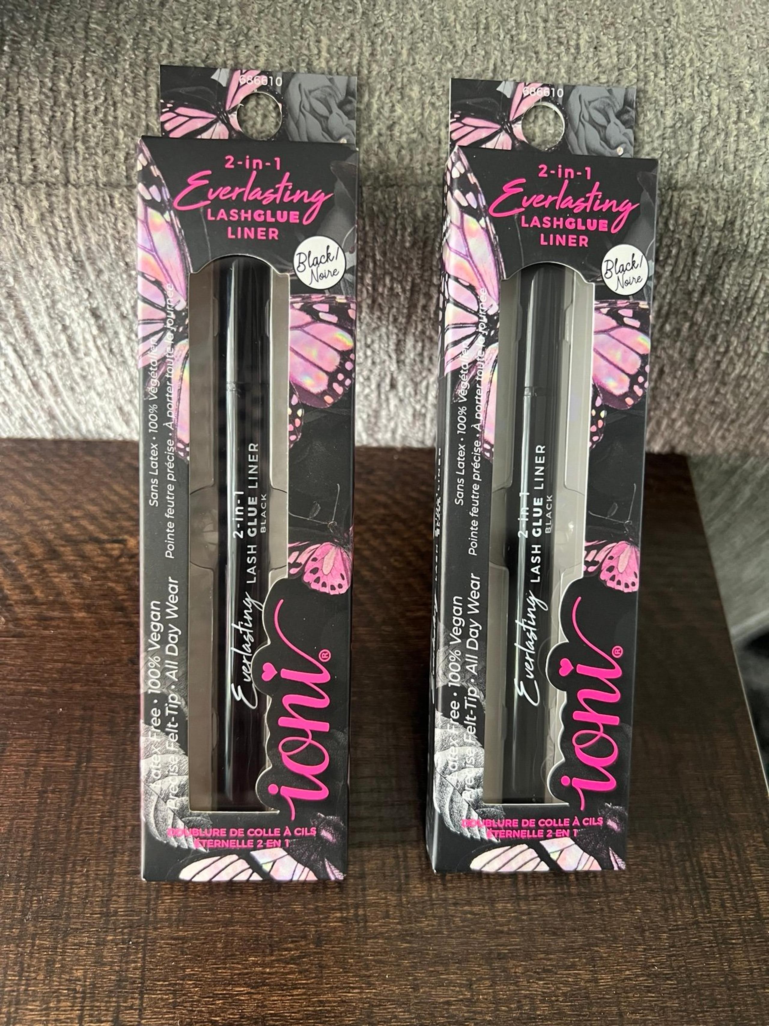 ioni 2-in-1 Everlasting Lash Glue Liner Black Bundle of 2!