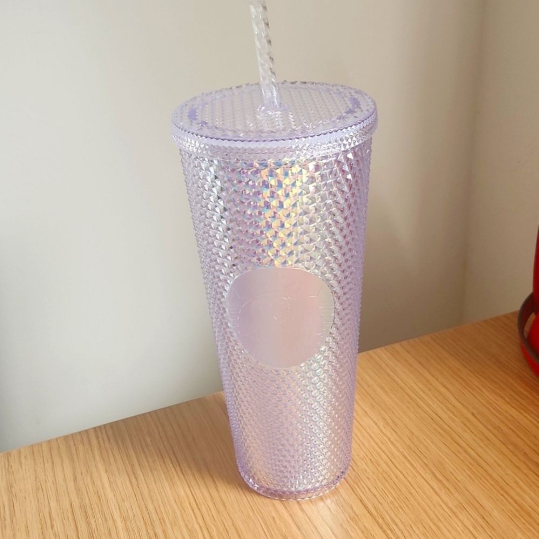 Starbucks Spring 2023 Unicorn Iridescent Studded Venti Tumbler 24oz NWT