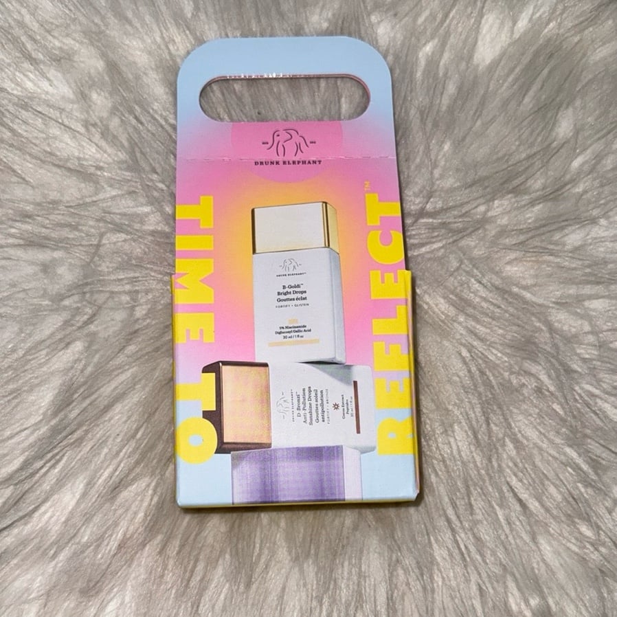[BNIB] Drunk Elephant Time to Reflect B-Goldi Bright Drop and Sunshine Drop Set