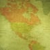 Laminated Rand McNally Modern World Map Genuine Black Wood Frame 33 wx22h