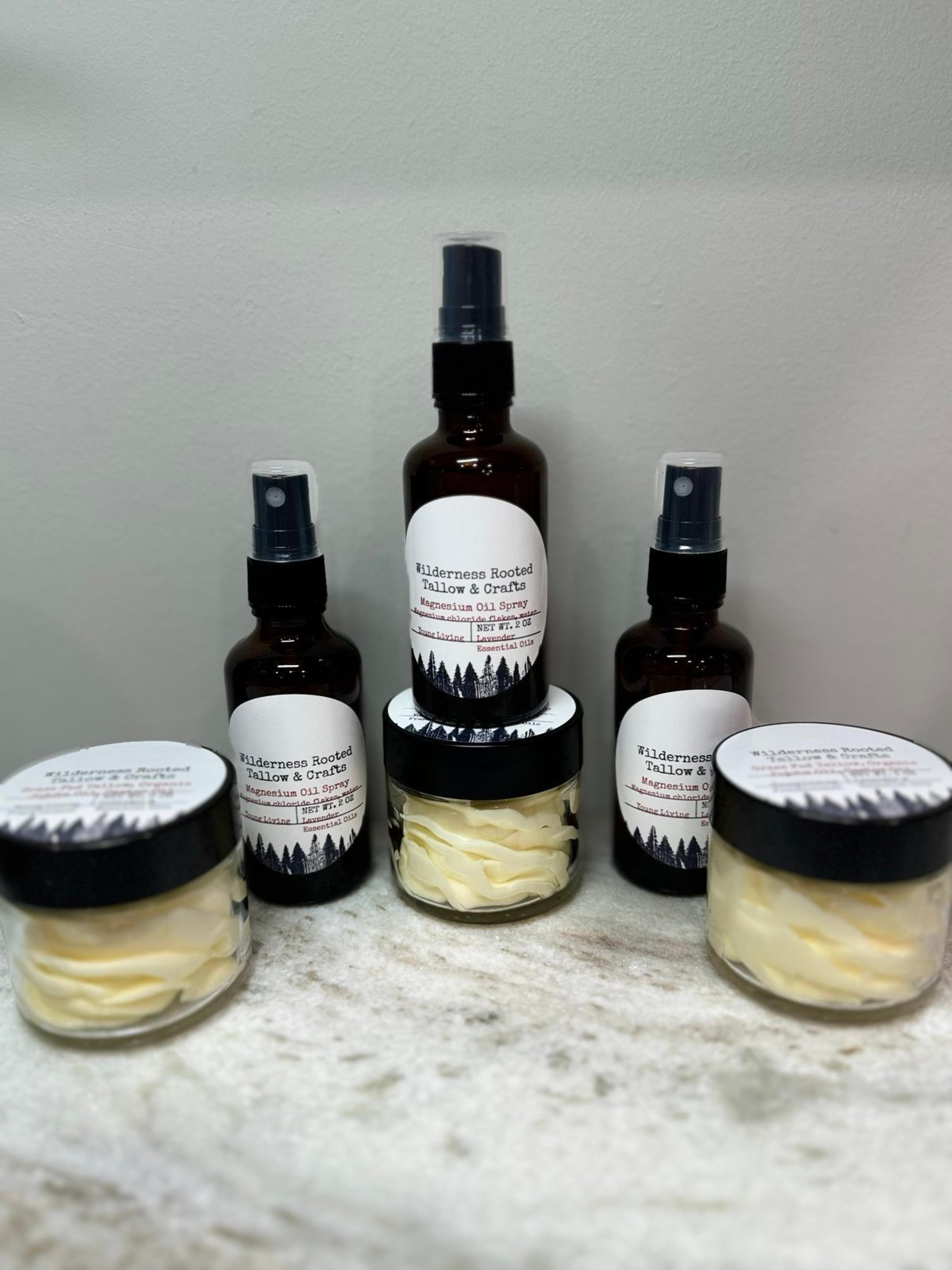 Whipped grass fed tallow cream 2 oz jars