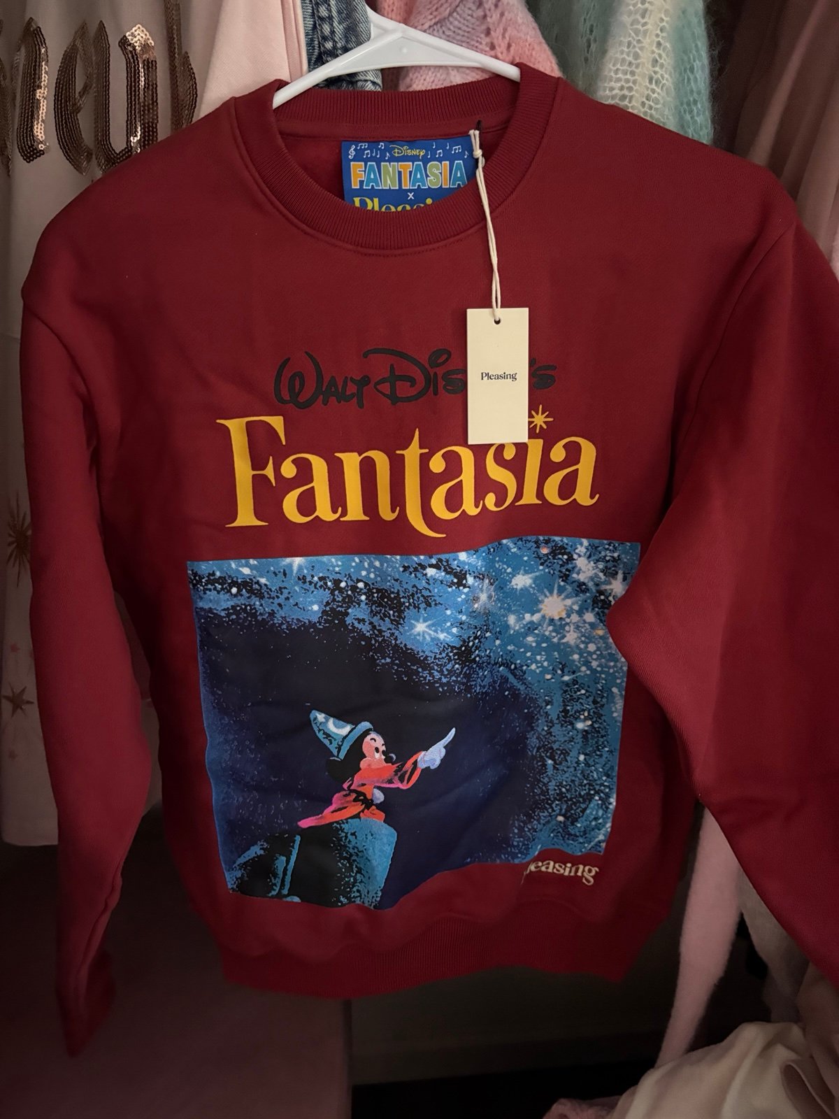 Disney Pleasing Fantasia sweater NWT