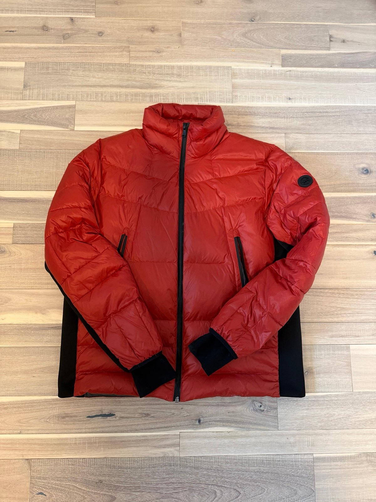 Michael Kors Men’s Orange puffer Jacket Sz XL