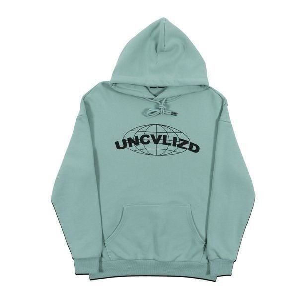 Globe Hoodie - Mint size Medium