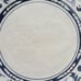 Antique Dedham Pottery Blue White Crackled Bunny Lunch Salad Plate 8.5