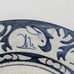 Antique Dedham Pottery Blue White Crackled Bunny Lunch Salad Plate 8.5