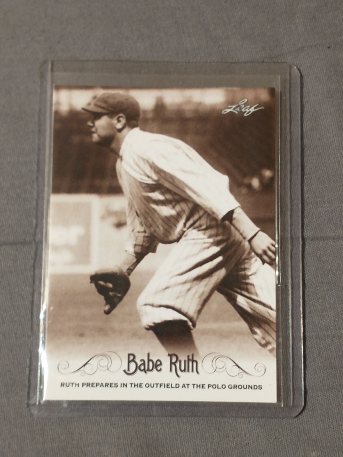 Babe Ruths Baseball Card ,