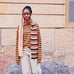 uniqlo Cashmere Striped Turtleneck Sweater (MARNI) size M new with tag