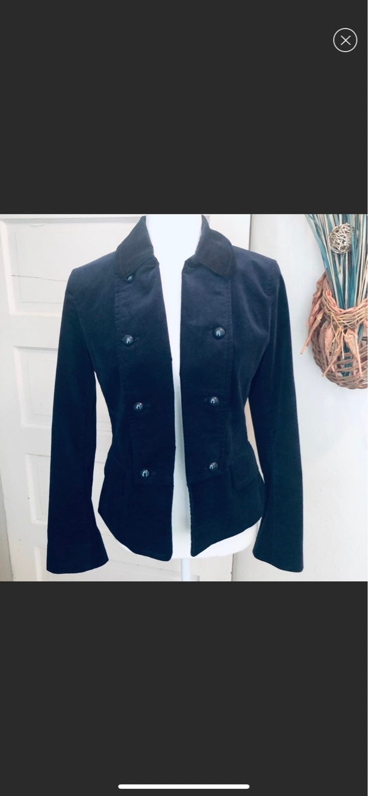 Blue Velvet Jacket