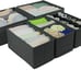 Cloth Drawer Storage Organizer Boxes, Set of 6
