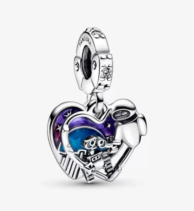 BRAND NEW authentic Pandora dangle WALL-E glow in the dark