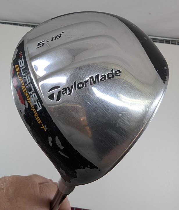 TAYLORMADE BURNER 5 WOOD 18* SUPERFAST MATRIX OZIK XCON 4.8g FLEX-M RH 43